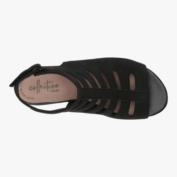 Clarks Black Abagail Sling size 8 gently used - Picture 4 of 8